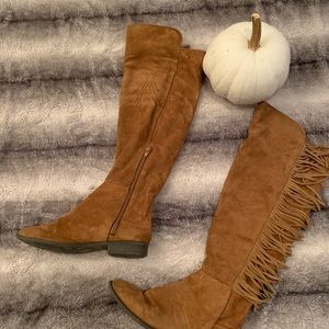 Fringe tall boots 🍂